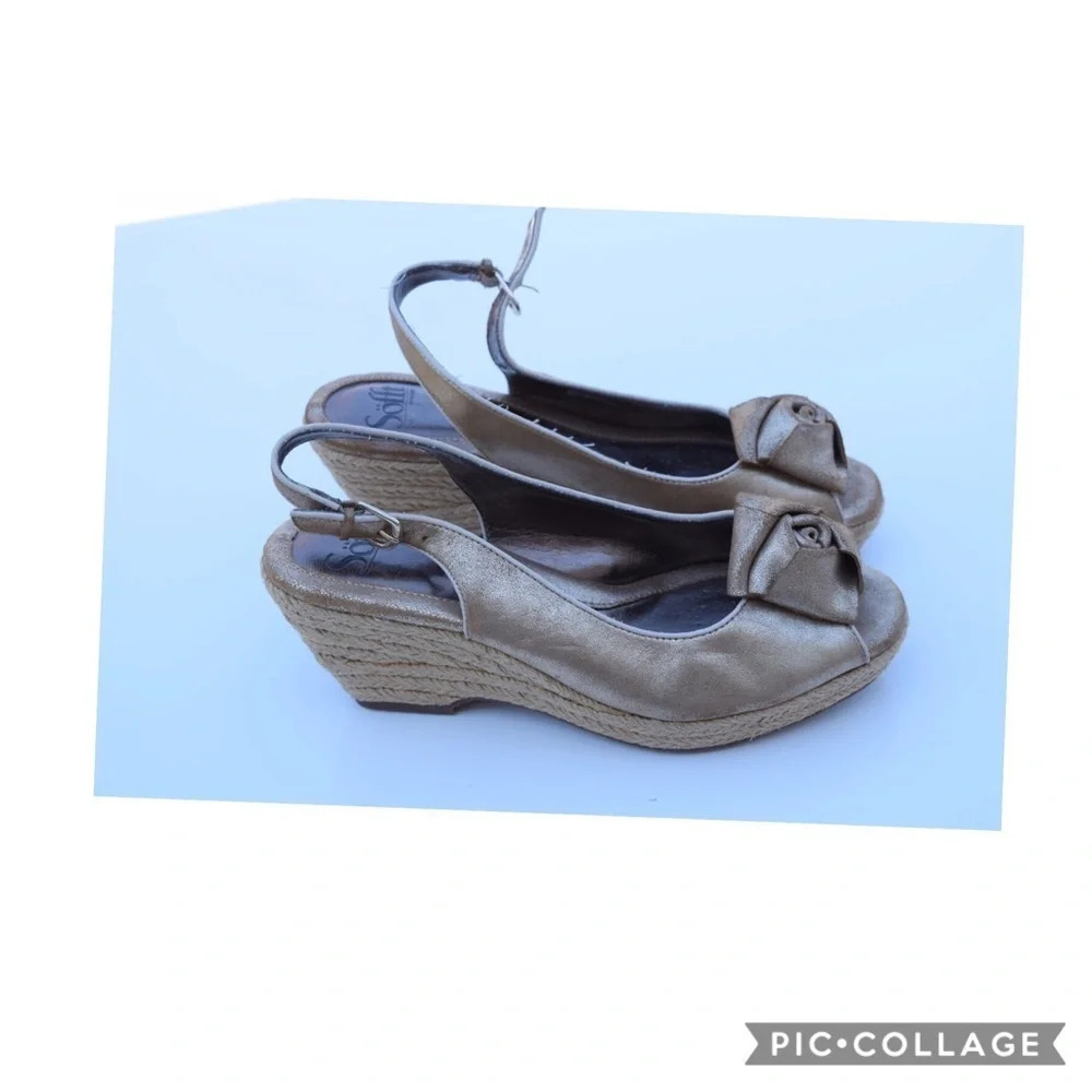 Sofft sling back wedges